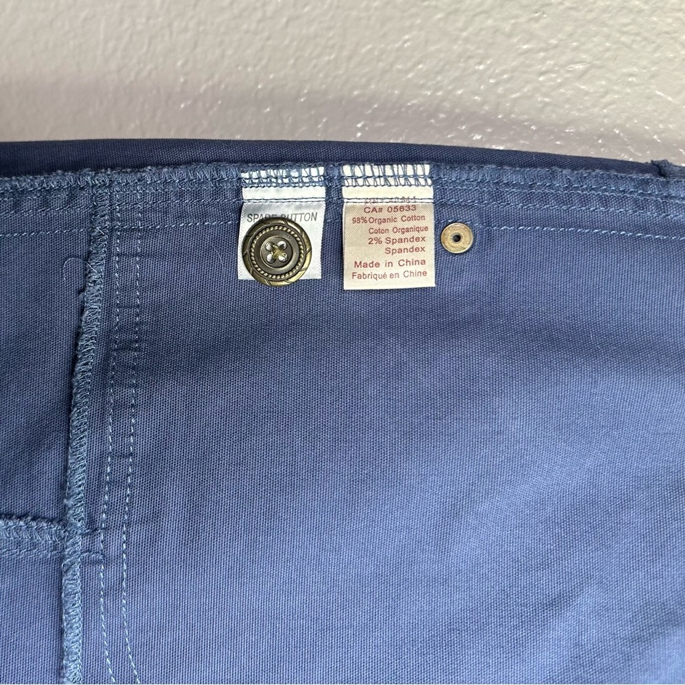 Aventura Organic Cotton Bermuda Shorts in River Blue - Picture 4 of 6